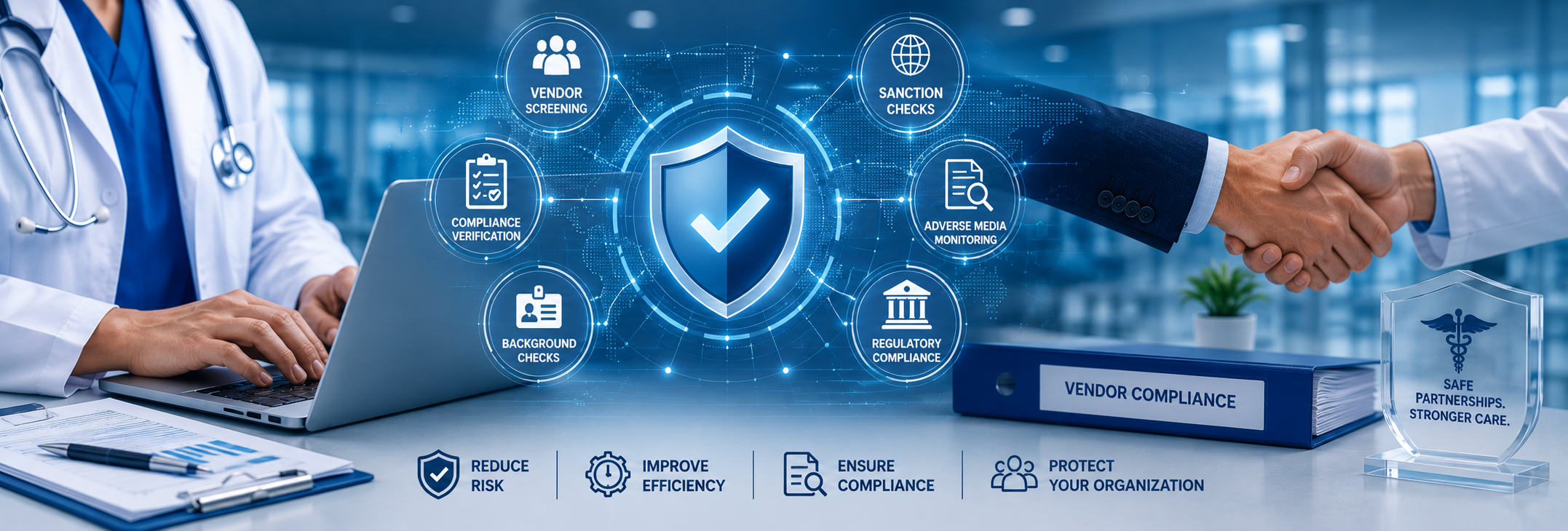 Venops vendor compliance screening for healthcare organizations